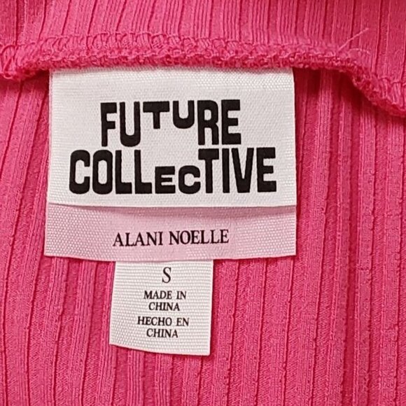 Women's Cross Waist Rib-Knit Midi Skirt | Future Collective | Small - Picture 8 of 12